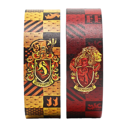 Paperblanks Gryffindor/Hufflepuff Washi Tape Washi Tape – Pack of 2 – angled view