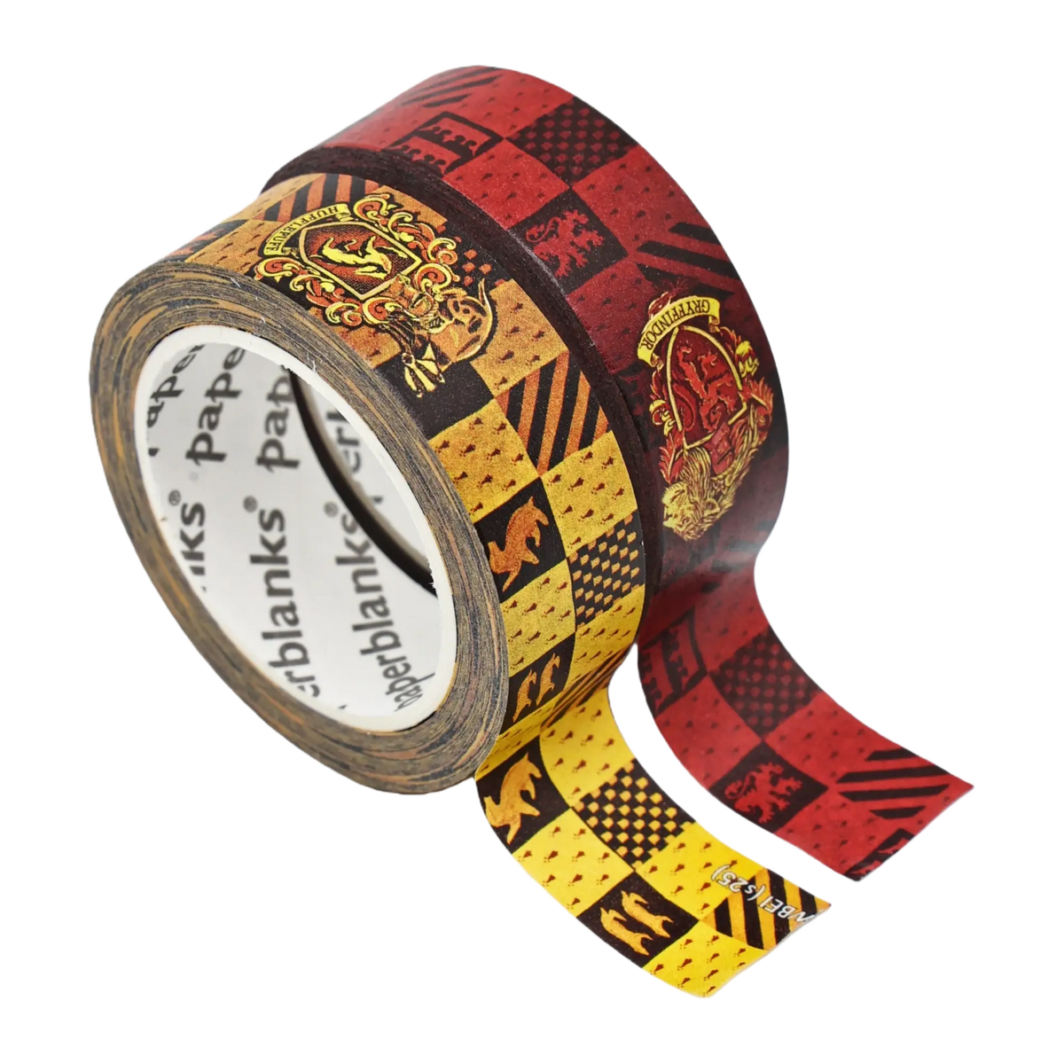 Paperblanks Gryffindor/Hufflepuff Washi Tape Washi Tape – Pack of 2 – front view