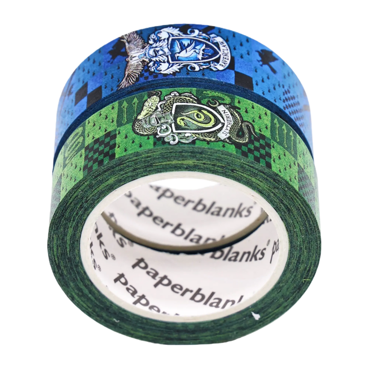 Paperblanks Ravenclaw/Slytherin Washi Tape Washi Tape – Pack of 2 – back view