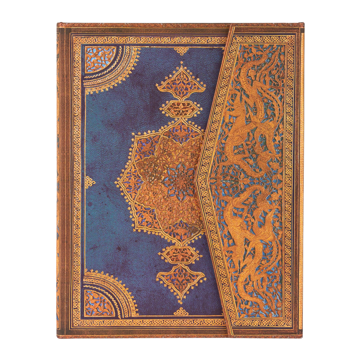 Paperblanks Safavid Indigo Ultra Hardback Address Book – 144 Pages – front cover
