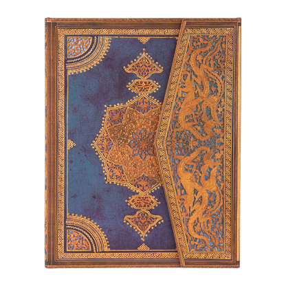 Paperblanks Safavid Indigo Ultra Hardback Address Book – 144 Pages – front cover