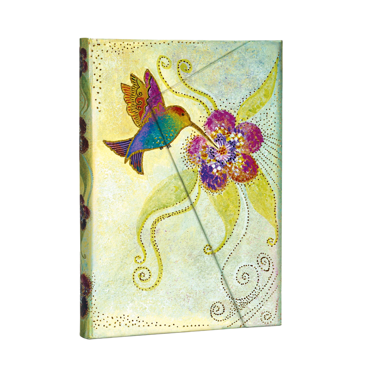 Paperblanks Hummingbird Midi Hardback Journal – Lined, 160 Pages – angled view
