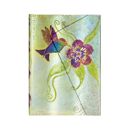 Paperblanks Hummingbird Midi Hardback Journal – Lined, 160 Pages – front cover