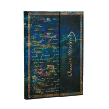 Paperblanks Monet (Water Lilies), Letter to Morisot Midi Hardback Journal – Lined, 144 Pages – angled view