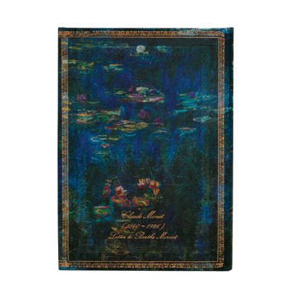 Paperblanks Monet (Water Lilies), Letter to Morisot Midi Hardback Journal – Lined, 144 Pages – back cover