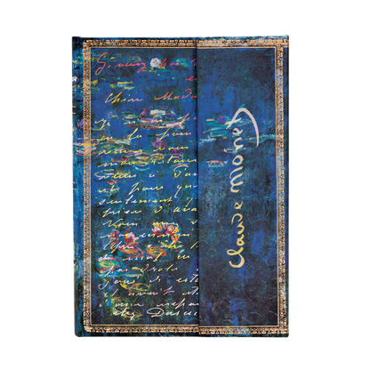 Paperblanks Monet (Water Lilies), Letter to Morisot Midi Hardback Journal – Lined, 144 Pages – front cover
