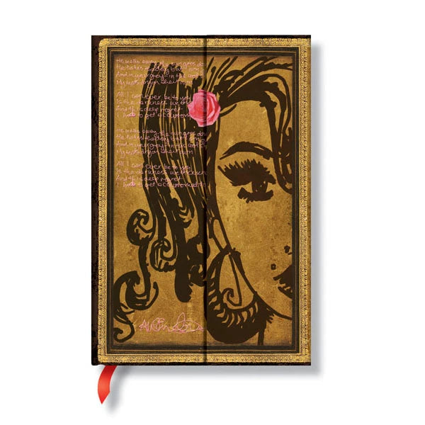 Paperblanks Amy Winehouse, Tears Dry L.E. Mini Hardback Journal – Lined, 176 Pages – front cover
