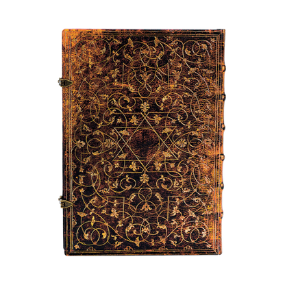 Paperblanks Grolier Grande Hardback Journal – Plain, 240 Pages – back cover