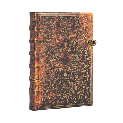 Paperblanks Grolier Midi Hardback Journal – Lined, 240 Pages – angled view