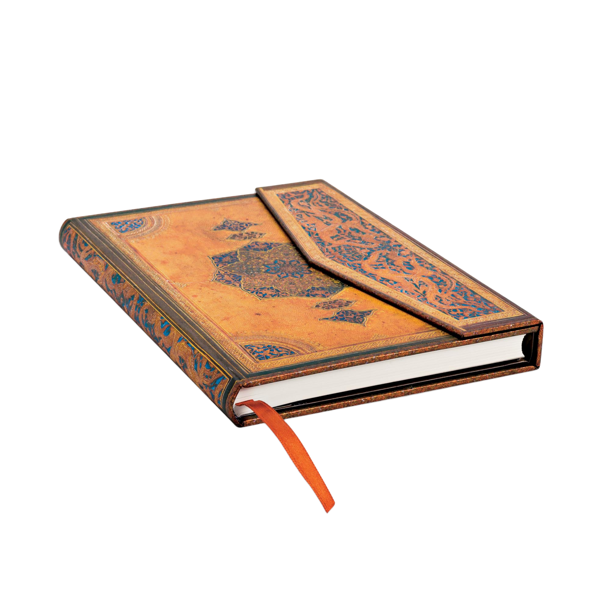 Paperblanks Safavid Midi Hardback Journal – Lined, 144 Pages – page edge