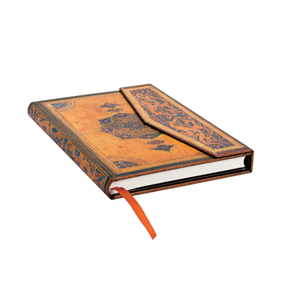 Paperblanks Safavid Midi Hardback Journal – Lined, 144 Pages – page edge