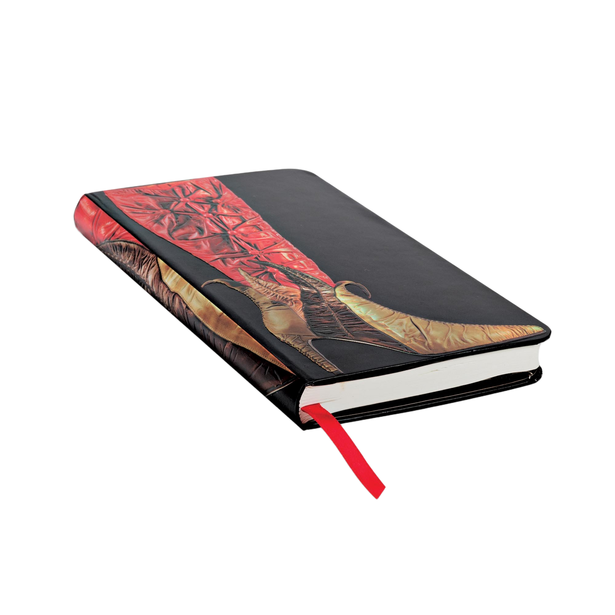 Paperblanks Temptress Slim Hardback Journal – Lined, 176 Pages – page edge