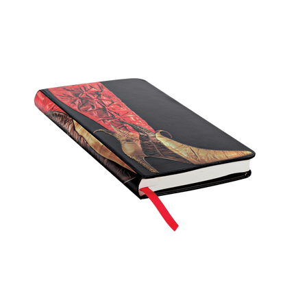 Paperblanks Temptress Slim Hardback Journal – Lined, 176 Pages – page edge