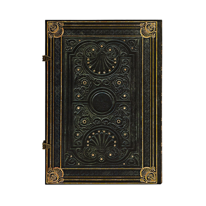 Paperblanks Nocturnelle Grande Hardback Journal – Lined, 240 Pages – back cover