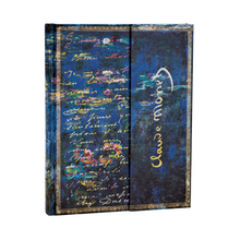 Paperblanks Monet (Water Lilies), Letter to Morisot Ultra Hardback Journal – Plain, 144 Pages – angled view