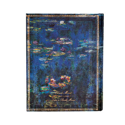 Paperblanks Monet (Water Lilies), Letter to Morisot Ultra Hardback Journal – Plain, 144 Pages – back cover