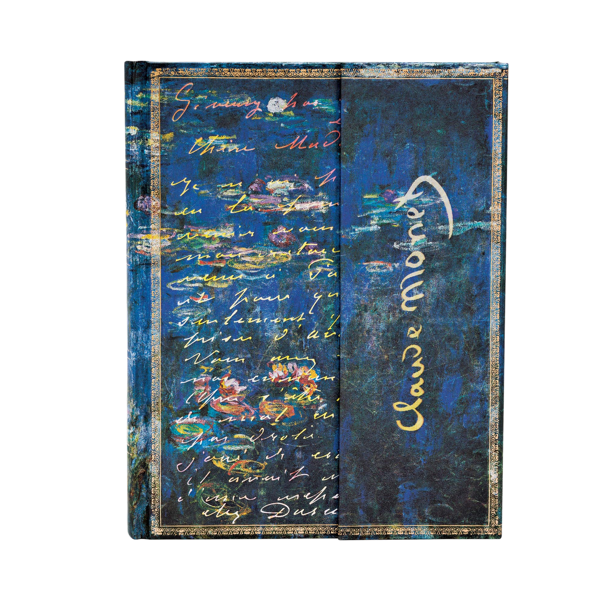 Paperblanks Monet (Water Lilies), Letter to Morisot Ultra Hardback Journal – Plain, 144 Pages – front cover