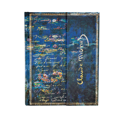 Paperblanks Monet (Water Lilies), Letter to Morisot Ultra Hardback Journal – Plain, 144 Pages – front cover