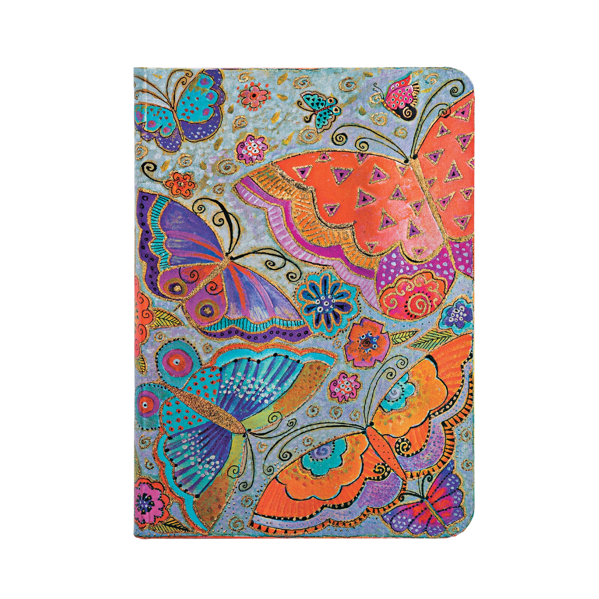Paperblanks Flutterbyes Midi Hardback Journal – Lined, 176 Pages – front cover