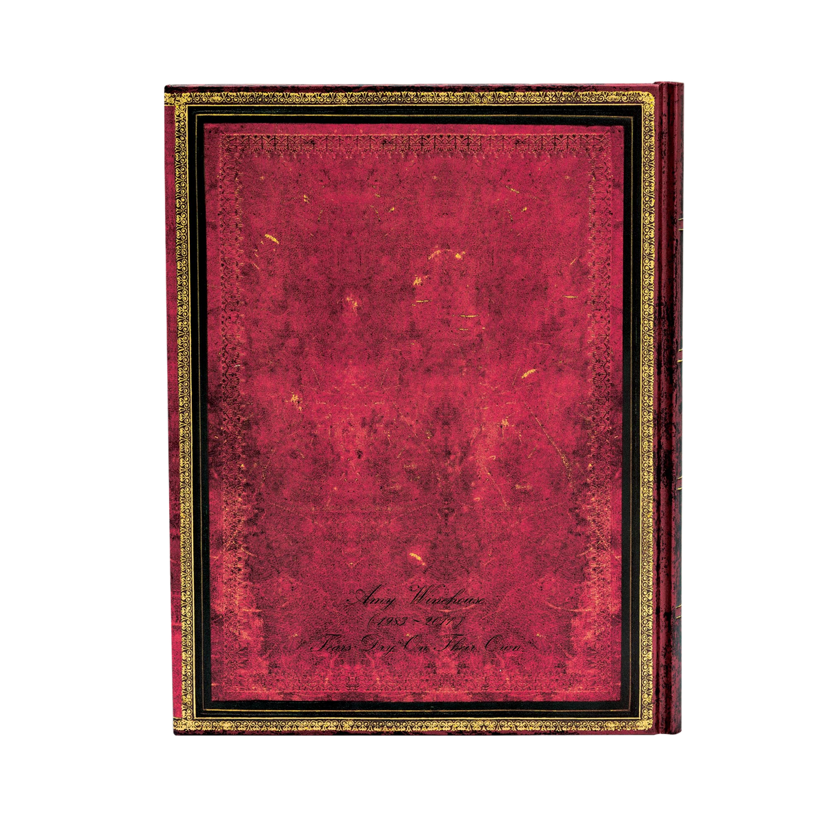 Paperblanks Amy Winehouse, Tears Dry Ultra Hardback Journal – Lined, 144 Pages – back cover