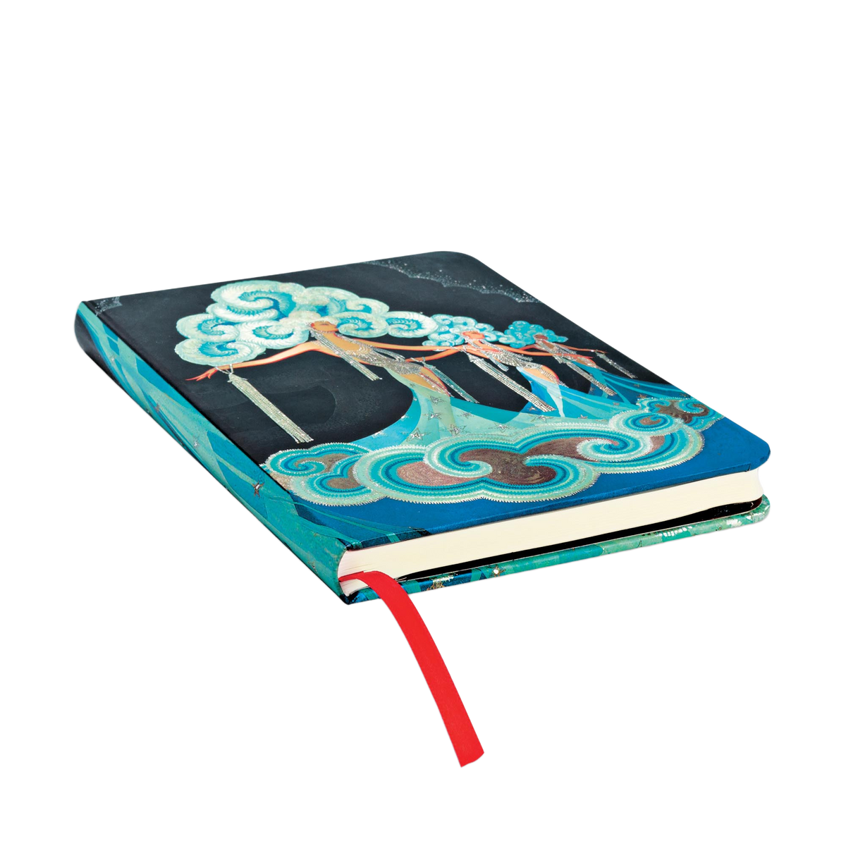Paperblanks Plume Midi Hardback Journal – Lined, 176 Pages – page edge