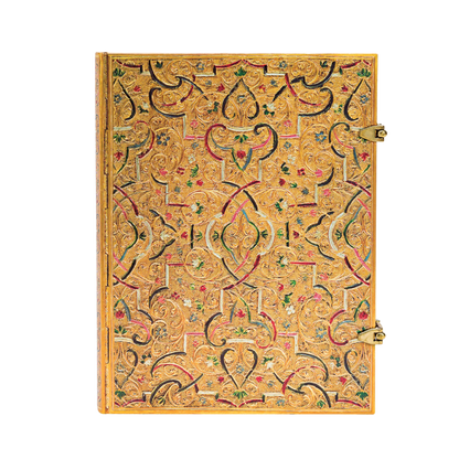 Paperblanks Gold Inlay Ultra Hardback Journal – Lined, 240 Pages – front cover