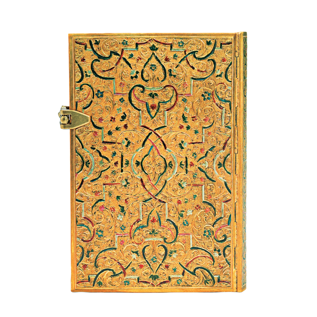 Paperblanks Gold Inlay Mini Hardback Journal – Lined, 208 Pages – back cover