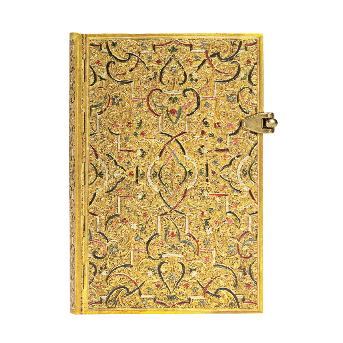 Paperblanks Gold Inlay Mini Hardback Journal – Lined, 208 Pages – front cover