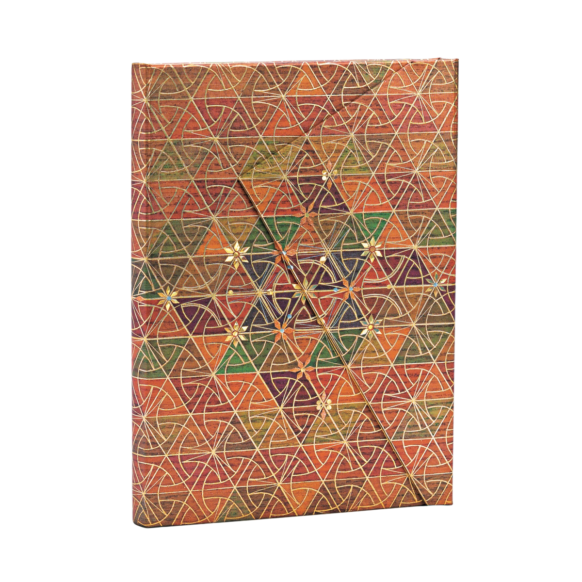 Paperblanks Metta Midi Hardback Journal – Lined, 144 Pages – angled view