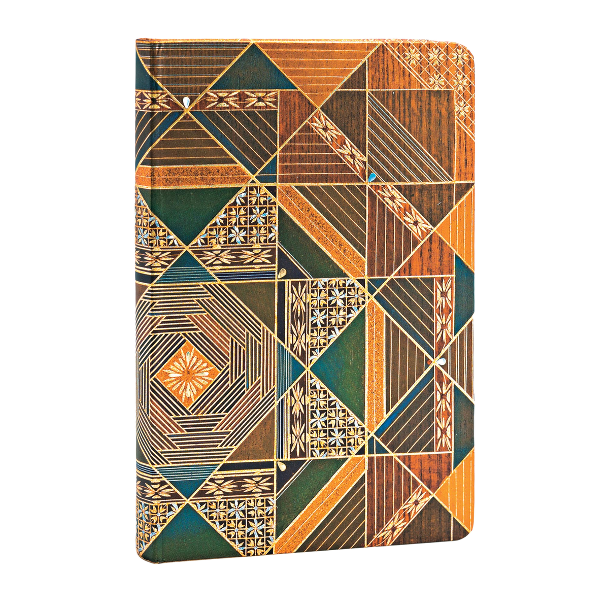 Paperblanks Bija Mini Hardback Journal – Plain, 176 Pages – angled view