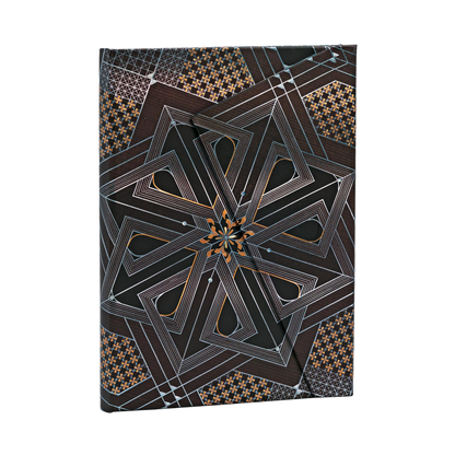 Paperblanks Dhyana Midi Hardback Journal – Plain, 144 Pages – angled view