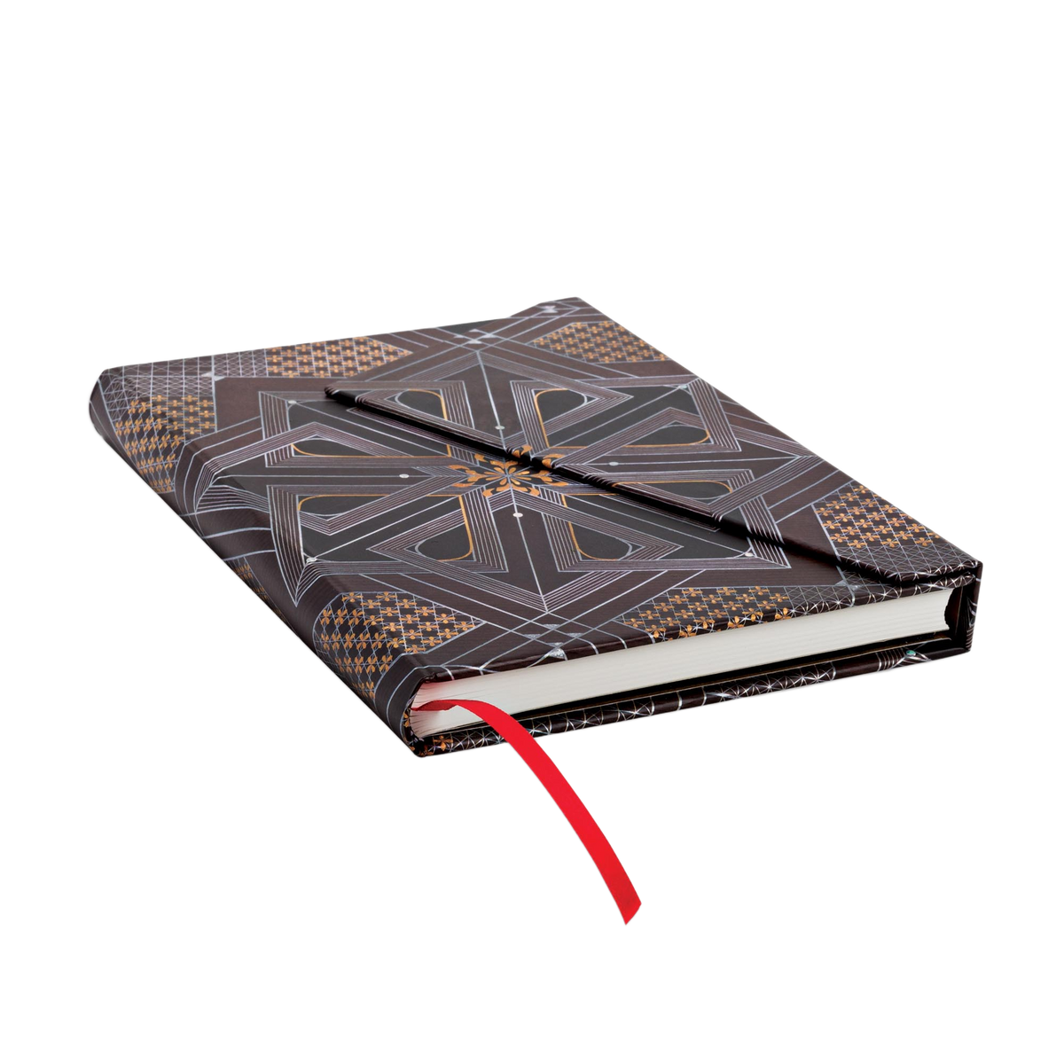 Paperblanks Dhyana Midi Hardback Journal – Plain, 144 Pages – page edge