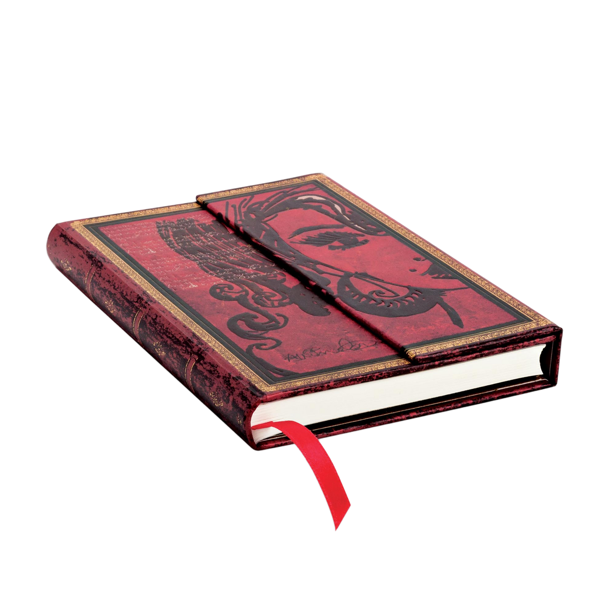 Paperblanks Amy Winehouse, Tears Dry Mini Hardback Journal – Plain, 176 Pages – page edge