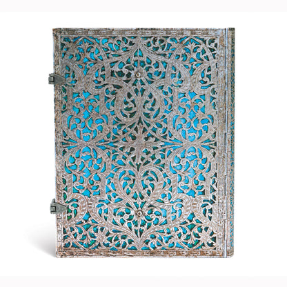 Paperblanks Maya Blue Ultra Hardback Journal – Lined, 240 Pages – back cover