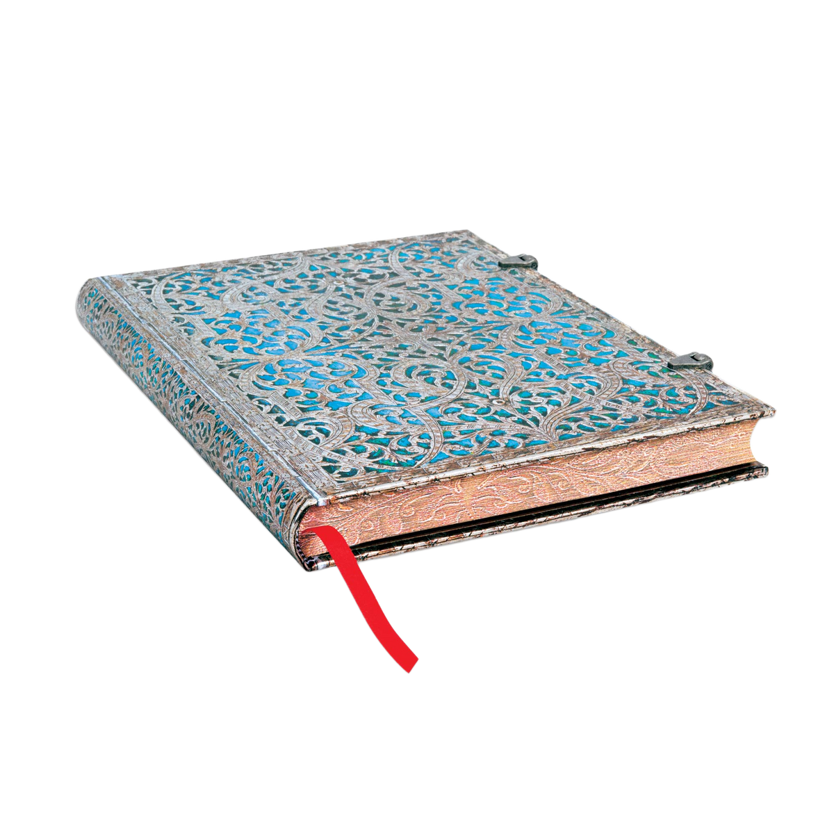 Paperblanks Maya Blue Ultra Hardback Journal – Lined, 240 Pages – page edge