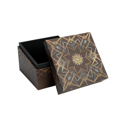 Paperblanks Bhava Square Mini Memento Box – angled view