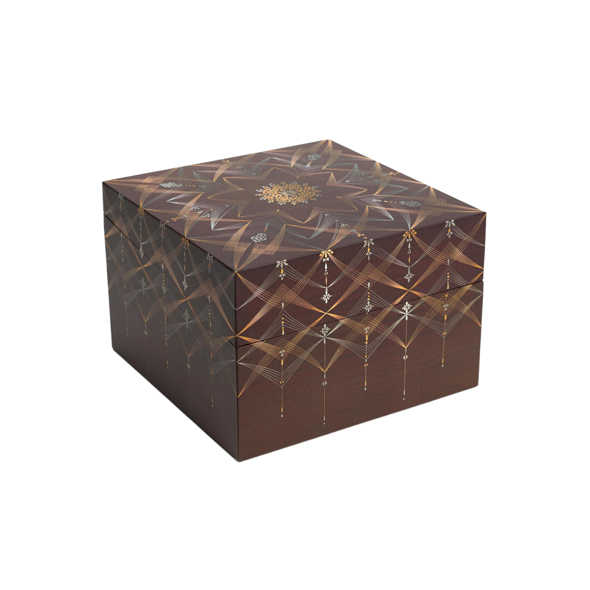 Paperblanks Bhava Square Ultra Memento Box – front view