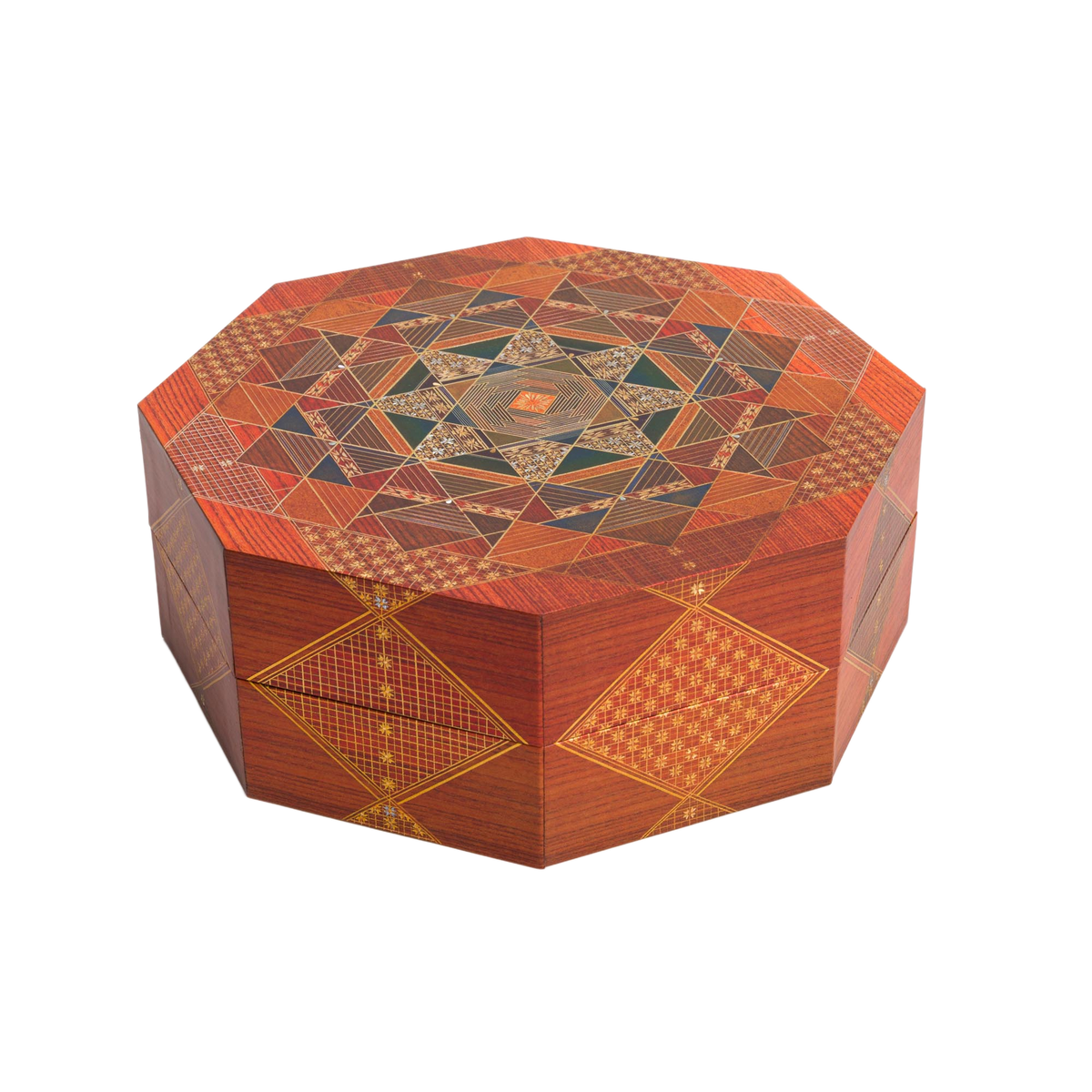 Paperblanks Bija Octagonal Ultra Memento Box – front view