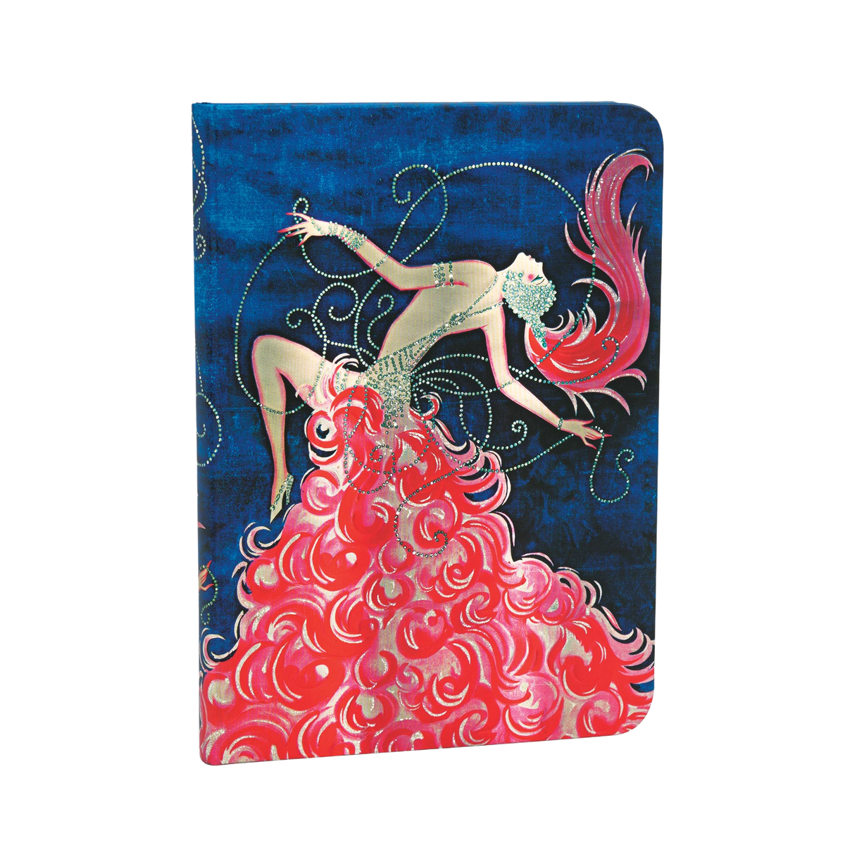 Paperblanks Cabaret Cabaret Midi Hardback Journal – Lined, 176 Pages – angled view