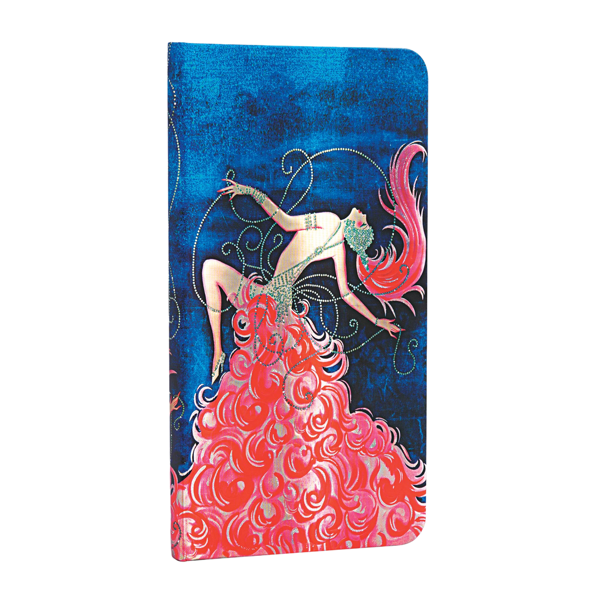 Paperblanks Cabaret Cabaret Slim Hardback Journal – Lined, 176 Pages – angled view