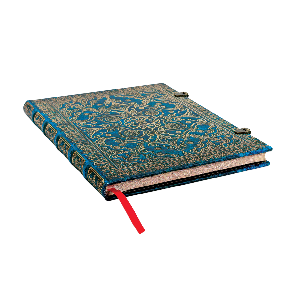Paperblanks Azure Ultra Hardback Journal – Plain, 144 Pages – page edge