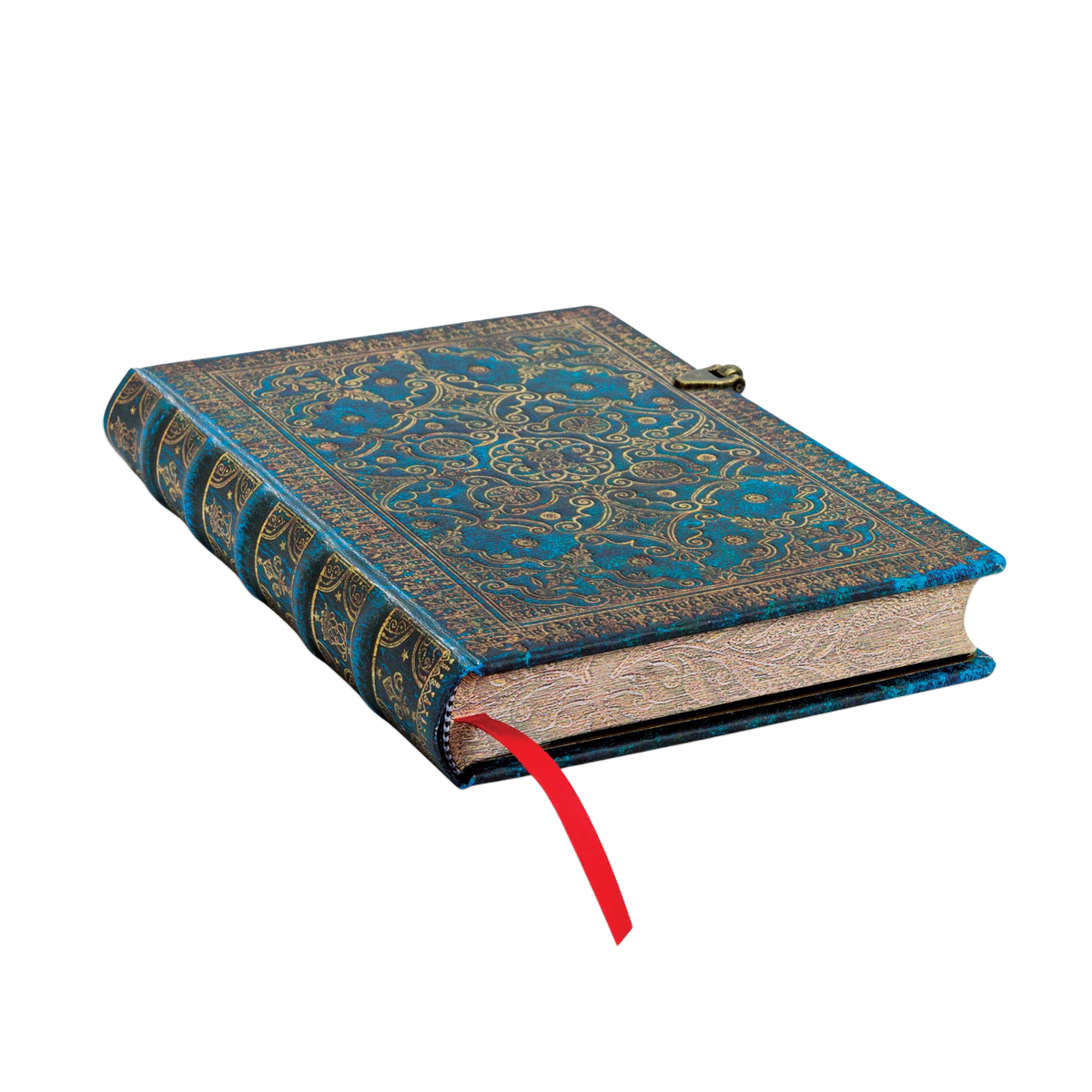 Paperblanks Azure Midi Hardback Journal with Clasp Closure – Lined, 240 Pages – page edge