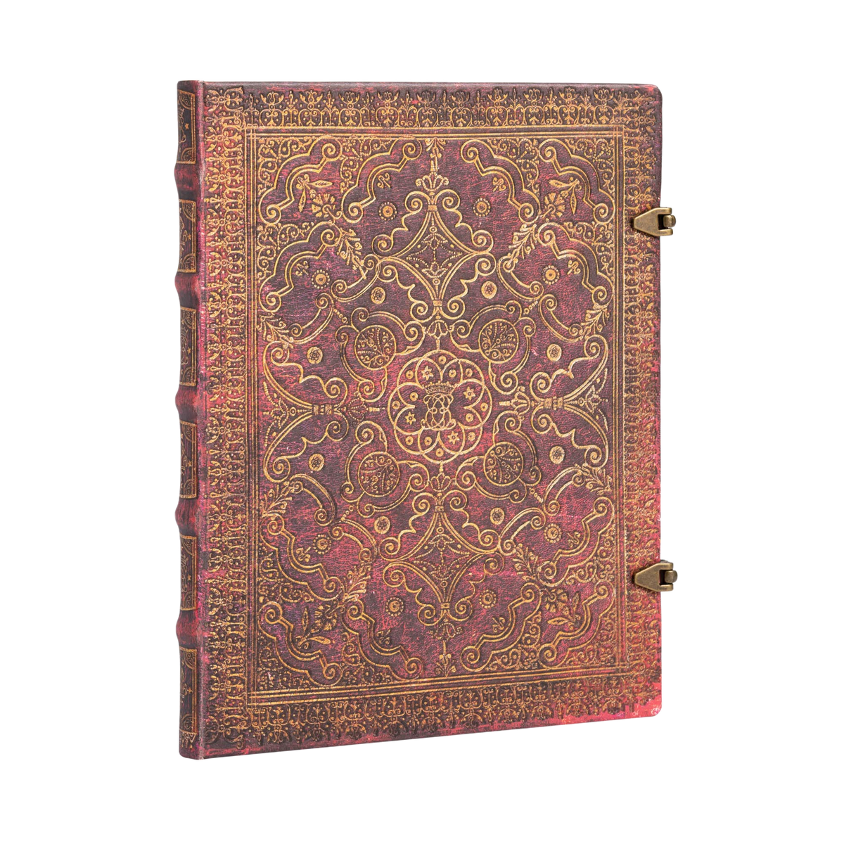 Paperblanks Carmine Ultra Hardback Journal – Lined, 144 Pages – angled view