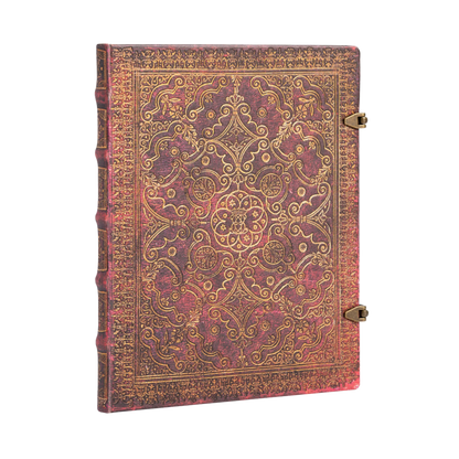 Paperblanks Carmine Ultra Hardback Journal – Lined, 144 Pages – angled view
