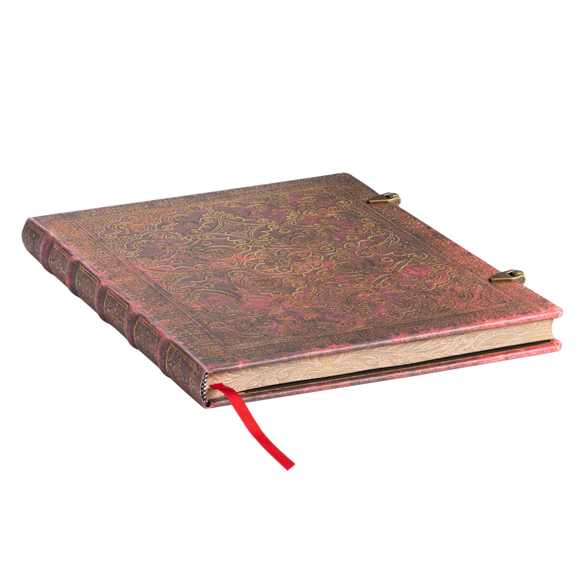Paperblanks Carmine Ultra Hardback Journal – Lined, 144 Pages – page edge