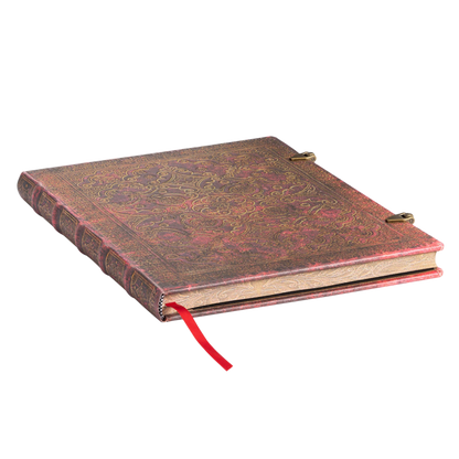 Paperblanks Carmine Ultra Hardback Journal – Lined, 144 Pages – page edge