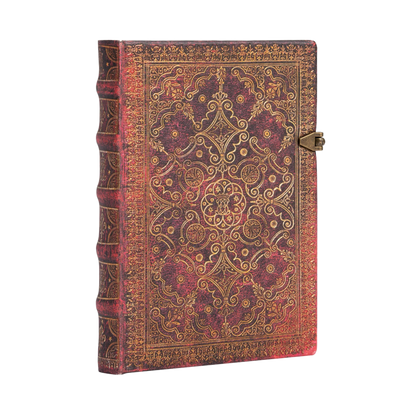 Paperblanks Carmine Midi Hardback Journal – Lined, 240 Pages – angled view