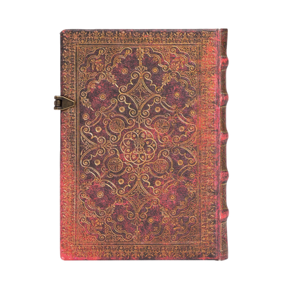 Paperblanks Carmine Midi Hardback Journal – Lined, 240 Pages – back cover