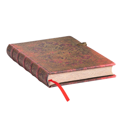 Paperblanks Carmine Midi Hardback Journal – Lined, 240 Pages – page edge