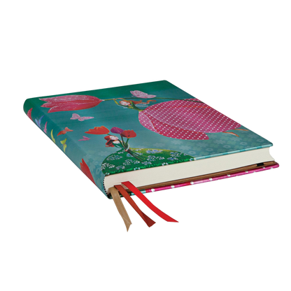 Paperblanks Joyous Springtime Ultra Hardback Journal – Dot Grid, 240 Pages – page edge
